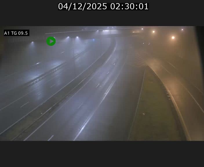 Traffic live webcam Luxembourg Jonction Grünewald - A1 direction Luxembourg-ville - BK 9.5