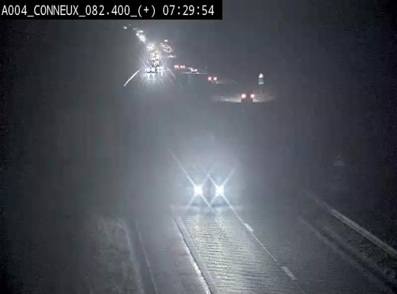 Webcam à hauteur de Conneux sur l'E411 en direction du sud de la Belgique