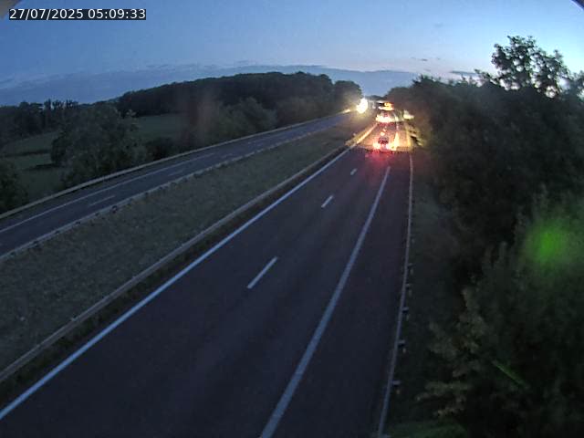 Caméra autoroute France - A31, Fey direction Metz