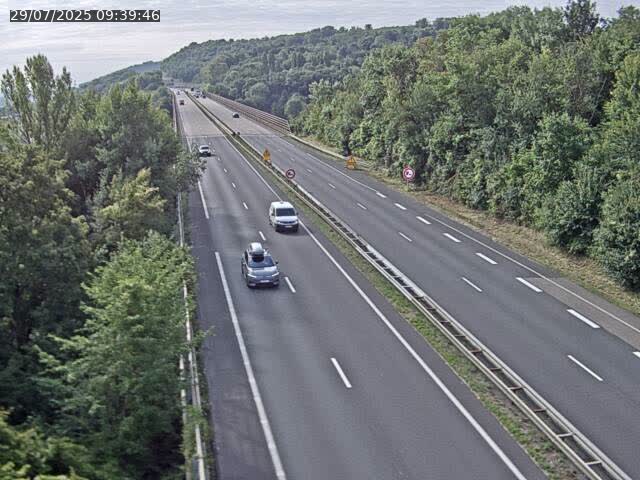 Caméra autoroute France - A30, Hayange direction Metz