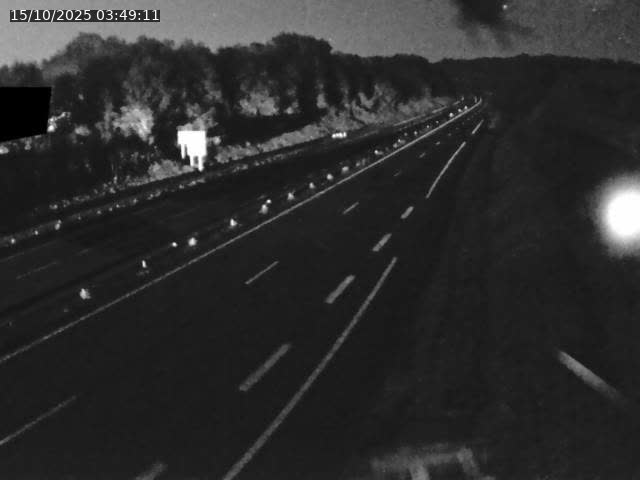 Webcam sur la N19 à Lyoffans. Vue orientée vers Vesoul