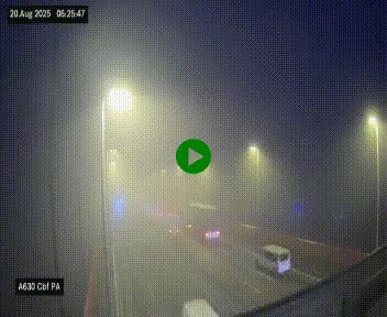 Webcam autoroute sur le périphérique de Bordeaux (A630) au nord de la ville. Caméra située sur le Pont d'Aquitaine.