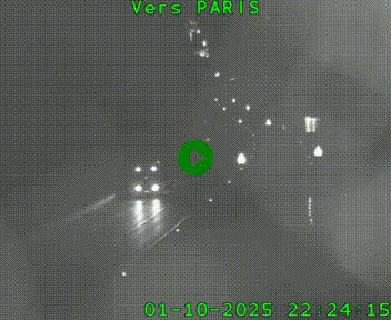 Caméra routière sur l'autoroute A20 à Bessines-sur-Gartempe. Vue orientée vers Paris