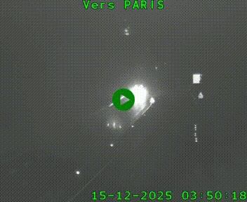 Caméra routière sur l'autoroute A20 à Bessines-sur-Gartempe. Vue orientée vers Paris