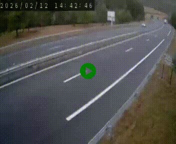 Clone of Caméra autoroute A75 à hauteur de la sortie 42 (Rodez, Laissac, Aire de l'Auvergne) située sur la commune d'Auberoques, près de Sévérac-le-Château