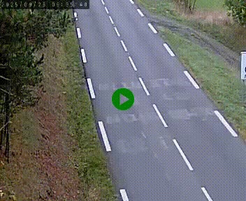 Caméra routière France - N102, au niveau du col de Montmirat à Saint-Etienne-du-Valdonnez à 1039 mètres d'altitude