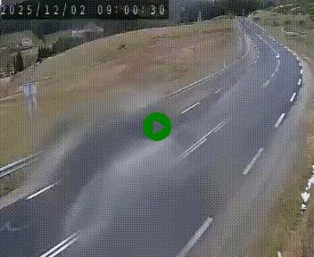 Webcam routière au niveau du col de la Chavade en Ardèche, sur la N102 à 1266 mètres d'altitude