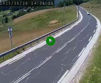 Webcam routière au niveau du col de la Chavade en Ardèche, sur la N102 à 1266 mètres d'altitude