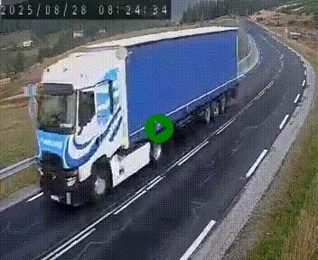 Webcam routière au niveau du col de la Chavade en Ardèche, sur la N102 à 1266 mètres d'altitude