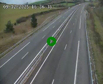 Caméra autoroutière France - A75, Montalies, à hauteur de Séverac-le-Chateau, en direction du viaduc de Millau