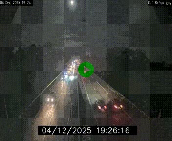 Webcam sur le périphérique de Rennes (N136) à hauteur du quartier Bréquigny, au sud de la ville