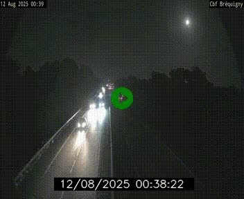 Webcam sur le périphérique de Rennes (N136) à hauteur du quartier Bréquigny, au sud de la ville
