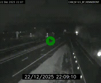 Webcam sur la N165 à hauteur de Hennebont, au nord de Lorient