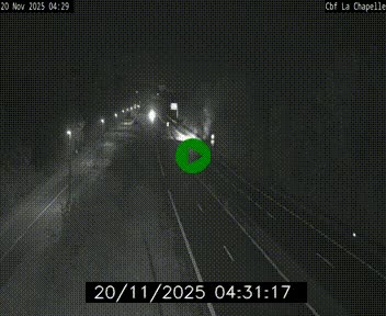 Webcam sur le périphérique de Nantes (N844) à hauteur de Porte de la Chapelle, au nord de la ville