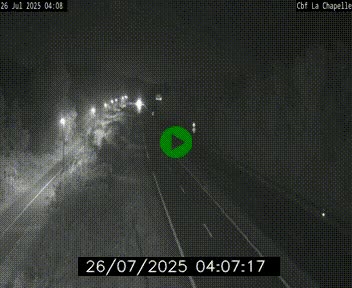 Webcam sur le périphérique de Nantes (N844) à hauteur de Porte de la Chapelle, au nord de la ville