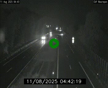 Webcam sur le périphérique de Rennes (N136) à hauteur de Maurepas, au nord de la ville