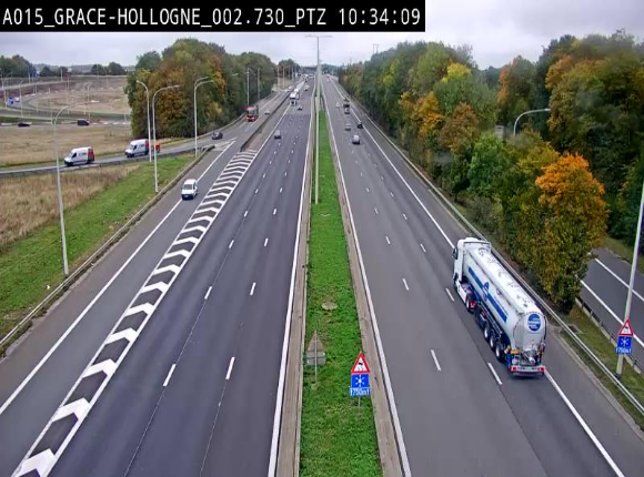 Caméra trafic Belgique - Grâce-Hollogne - E42, jonction avec A604, direction Loncin/Aéroport de Liège -  BK 3.2