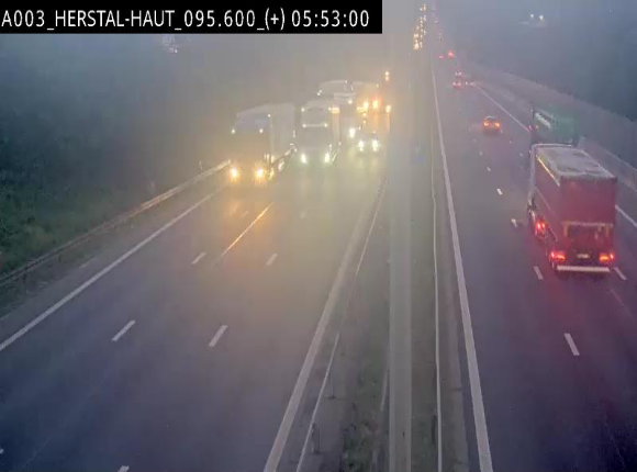 Webcam autoroute Belgique - Herstal - E40 direction Aix-la-Chapelle - BK 97