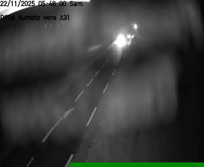 Webcam sur la D906 à Aumetz, juste après la fin de la D16. Vue orientée vers A30