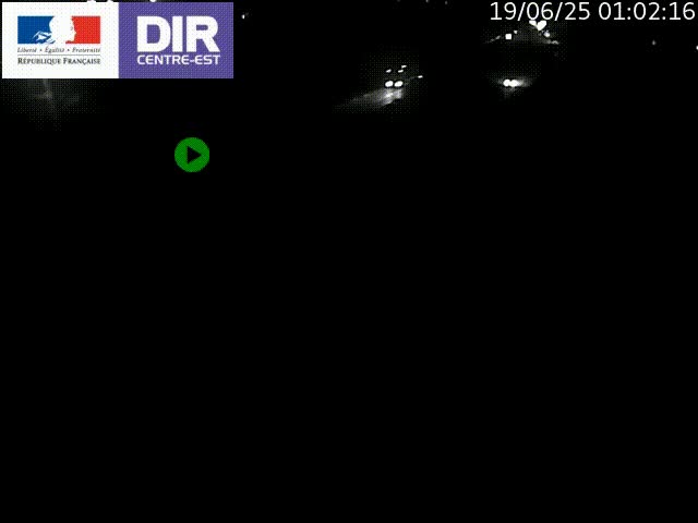 Caméra de circulation à Saint-Priest à la jonction entre l'A43 et l'A46 en direction de Marseille
