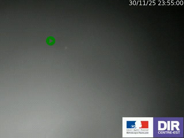 Webcam sur le col Pin Bouchain, vue orientée vers Roanne, en provenance de Lyon sur la nationale 7 (N7)