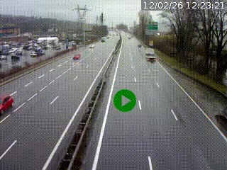 Caméra routière à hauteur des centres commerciaux et de la sortie 14 en direction d'Albertville