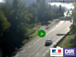 Webcam info trafic à proximité de Vizille sur la N85, au niveau du point de vue du Saut du Moine à Champagnier