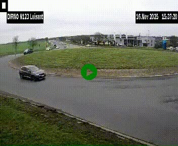 Webcam en périphérie de Chartres sur la N123, à hauteur de Luisant. Vue orientée vers Chartres