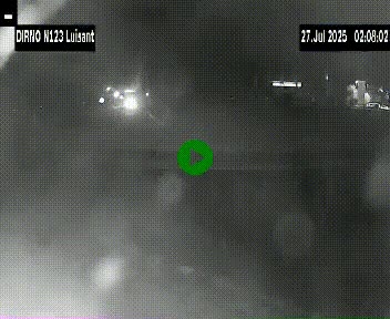 Webcam en périphérie de Chartres sur la N123, à hauteur de Luisant. Vue orientée vers Chartres