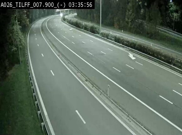 Webcam autoroute A26/E25 à Esneux, en Belgique en direction Luxembourg - BK 7.9
