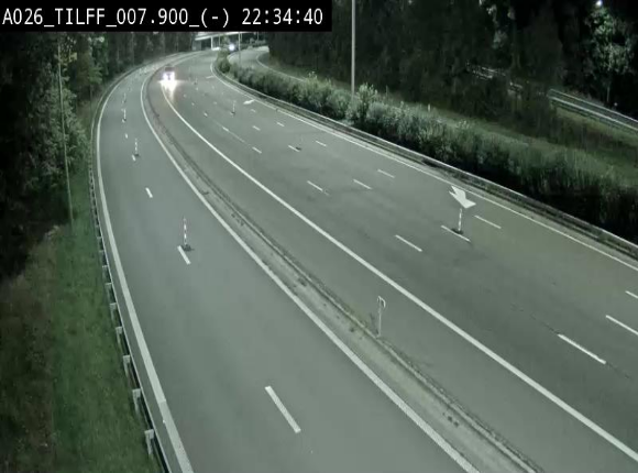 Webcam autoroute A26/E25 à Esneux, en Belgique en direction Luxembourg - BK 7.9