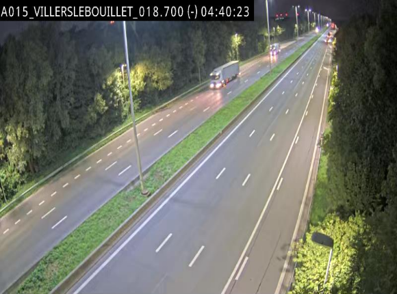 Webcam autoroute Belgique - Villers-le-Bouillet - E42 direction Liège - BK 18.7