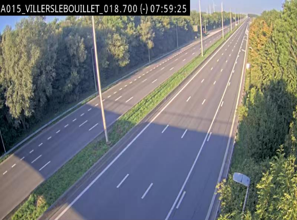 Webcam autoroute Belgique - Villers-le-Bouillet - E42 direction Liège - BK 18.7
