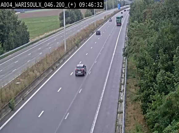 Webcam autoroute Belgique - Warissoulx - E411 - BK 46.2