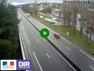 Webcam routière à Le Chambon-Feugerolles sur la RN88 entre Firminy et Saint-Etienne