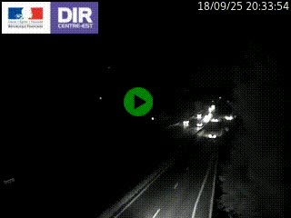 Caméra trafic à Meylan sur la Rocade-Sud de Grenoble en direction d'Aix-en-Provence