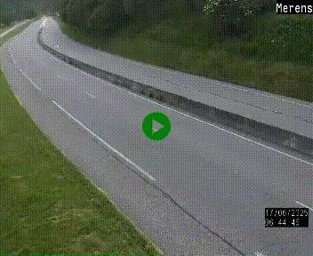 Webcam Ax-les-Thermes sur N20, en direction d'Andorre