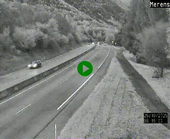 Webcam Ax-les-Thermes sur N20, en direction d'Andorre