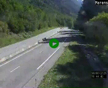 Webcam Ax-les-Thermes sur N20, en direction d'Andorre