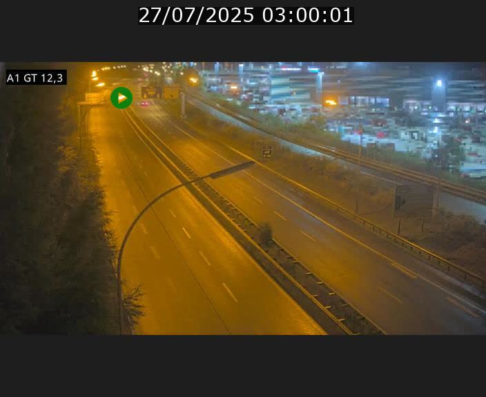 Traffic live webcam Luxembourg Senningerberg - A1 direction Allemagne - BK 12.3