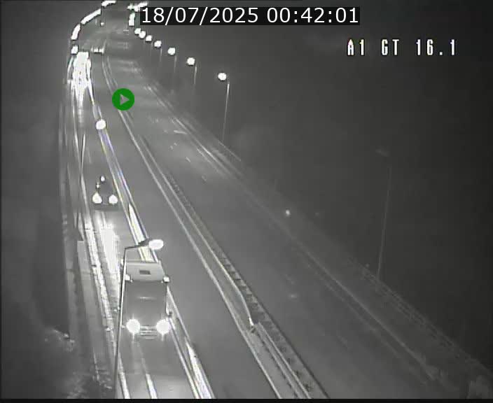 Traffic live webcam Luxembourg Niederanven - A1 direction Allemagne - BK 16.1