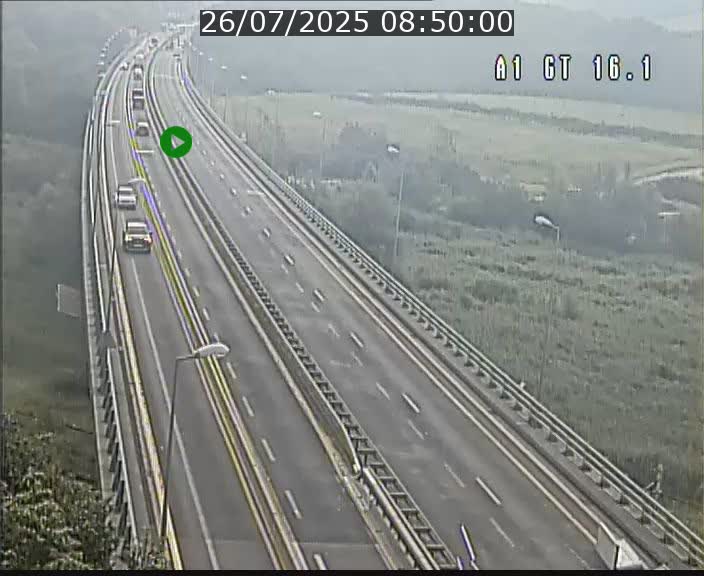 Traffic live webcam Luxembourg Niederanven - A1 direction Allemagne - BK 16.1