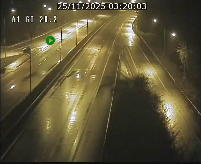 Traffic live webcam Luxembourg Grevenmacher - A1 direction Allemagne - BK 26.2