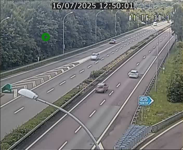 Traffic live webcam Luxembourg Grevenmacher - A1 direction Luxembourg - BK 30.1