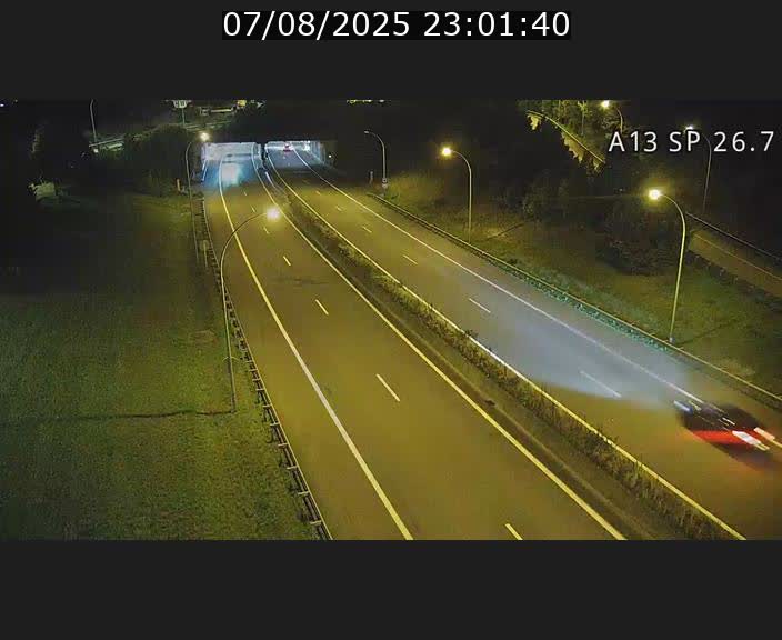 Traffic live webcam Luxembourg Frisange - A13 direction Luxembourg-ville - BK 26.7