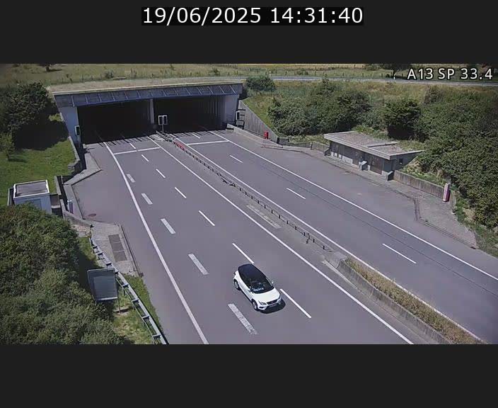 Webcam trafic sur A13 à hauteur d'Altwies en direction de Mondorf-les-bains et en provenance de l'Allemagne
