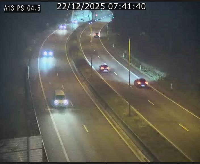 Traffic live webcam Luxembourg Differdange - A13 direction Esch-sur-Alzette - BK 4.5