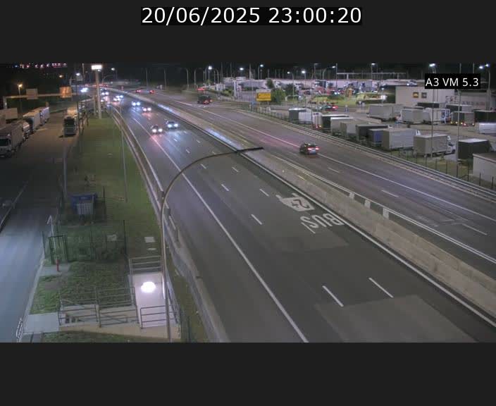 Traffic live webcam Luxembourg Aire de Berchem - A3 - BK 5 - direction France