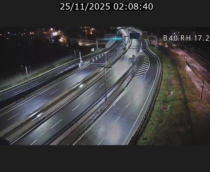 Webcam sur le contournement d'Esch Belval à hauteur de la sortie Université de Luxembourg. Vue orientée vers Luxembourg