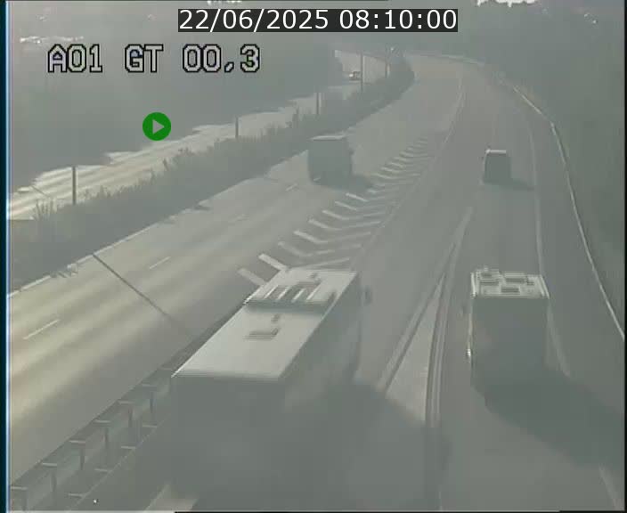 Traffic live webcam Luxembourg Croix de Gasperich - A1 direction Kirchberg - BK 0.3